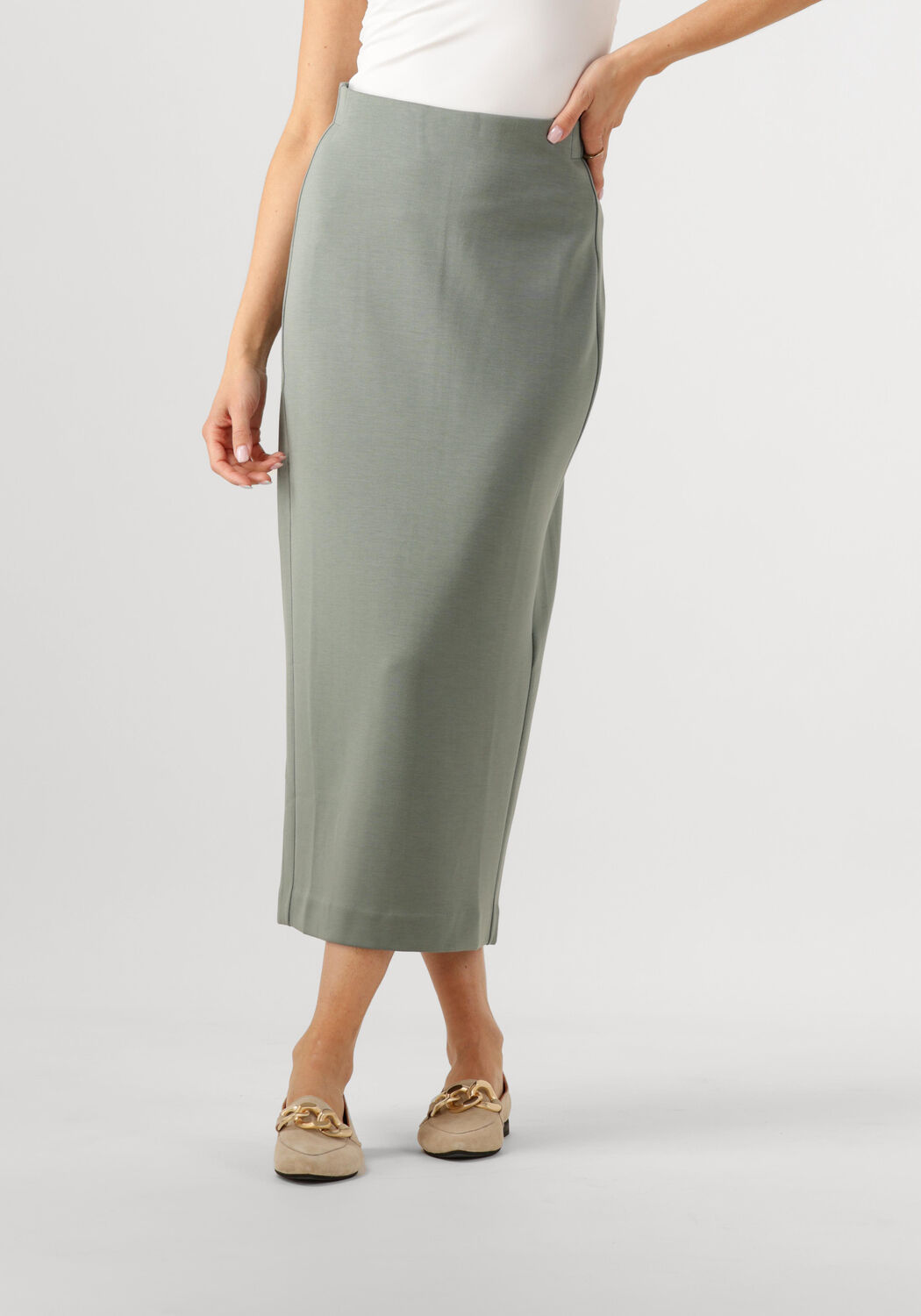 InWear Groene Midi Rok voor Stijlvolle Vrouwen Green Dames