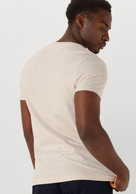 Beige TOMMY HILFIGER T-shirt TOMMY LOGO TEE - large