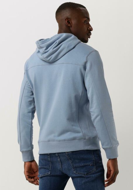 Blauwe CALVIN KLEIN Sweater MONOLOGO SLEEVE BADGE HOODIE - large