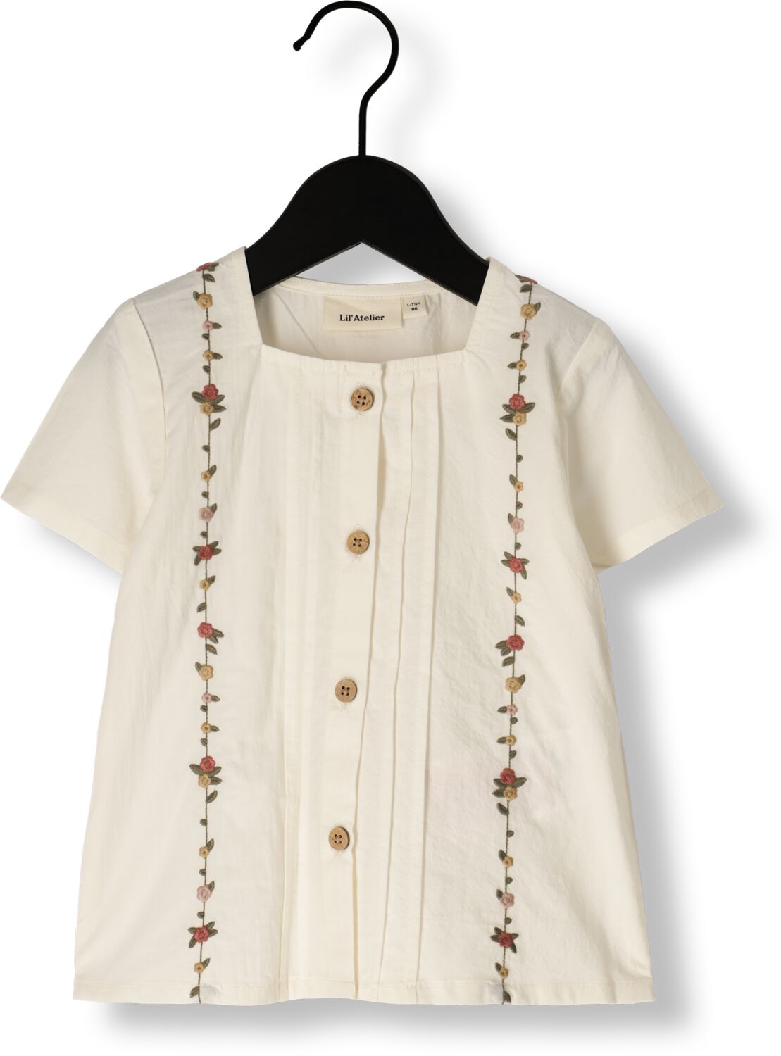 LIL' ATELIER Baby Blouses & Overhemden Nbfjolene Ss Loose Shirt Lil Wit