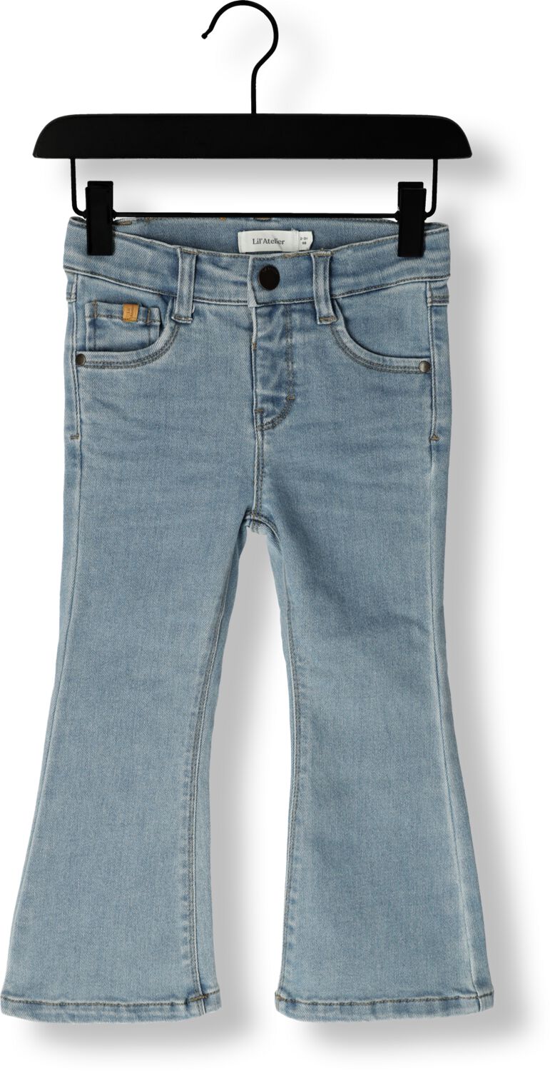 LIL' ATELIER Meisjes Jeans Nmfsalli Hw Slim Boot Jeans 5509-ms Blauw