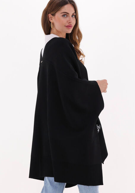 Zwarte MICHAEL KORS Vest REVERSIBLE MK LOGO PONCHO - large