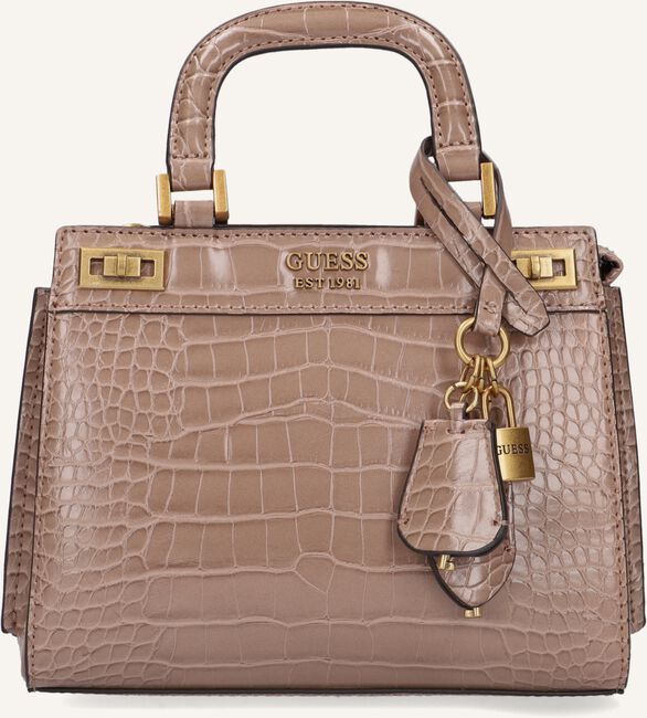 Beige GUESS Handtas KATEY MINI SATCHEL Beige GUESS Handtas KATEY MINI SATCHEL - large