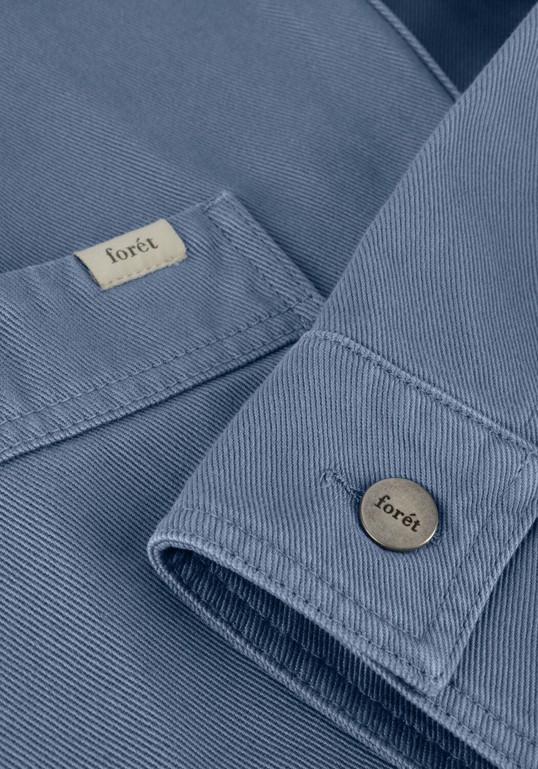 Blauwe FOR&Eacute;T Overshirt HEYDAY OVERSHIRT - large