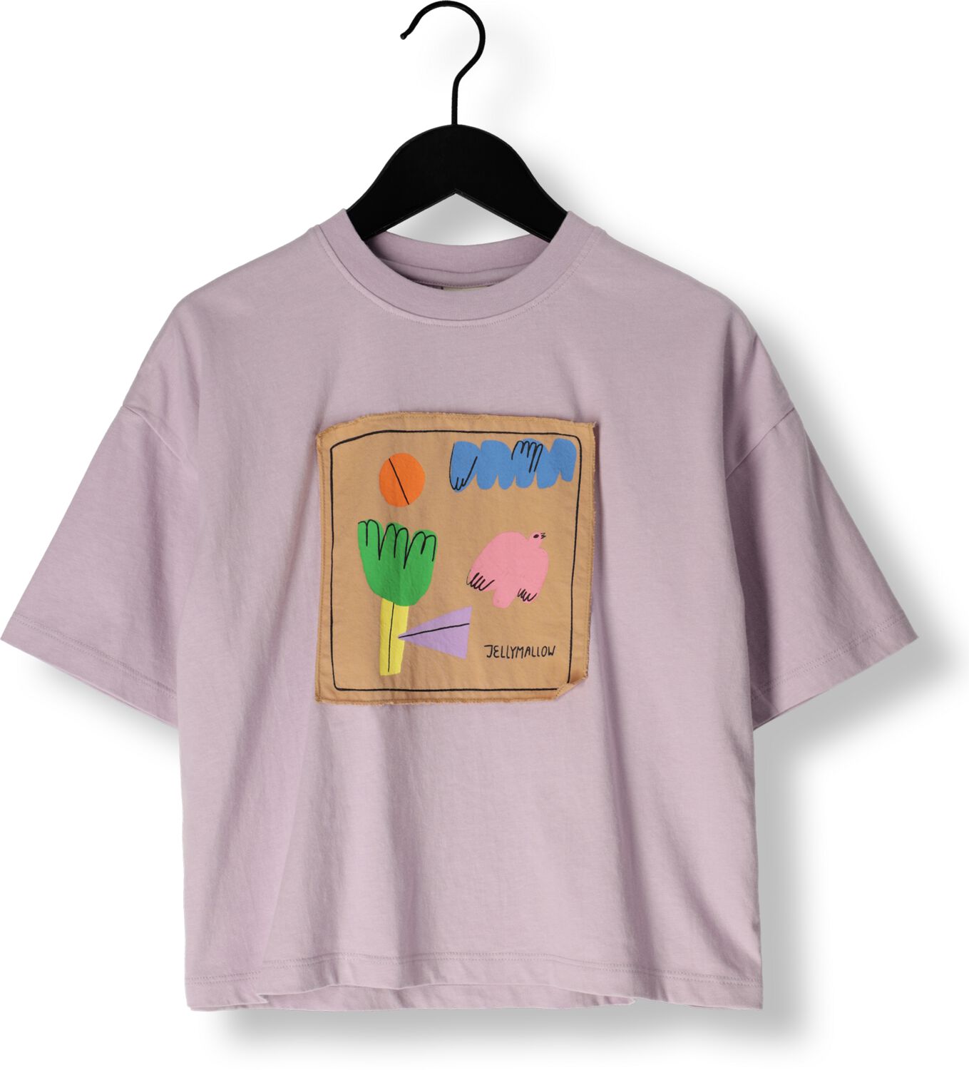 Jelly Mallow Meisjes Tops & T-shirts Frame T-shirt Paars-11Y