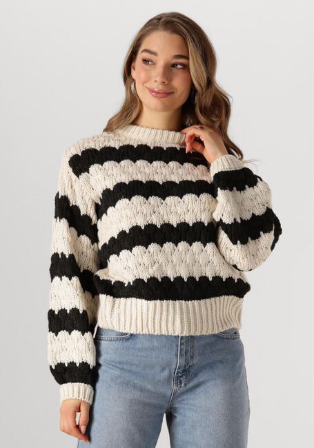 Witte Y.A.S. Trui YASBUBBA LS KNIT PULLOVER - large