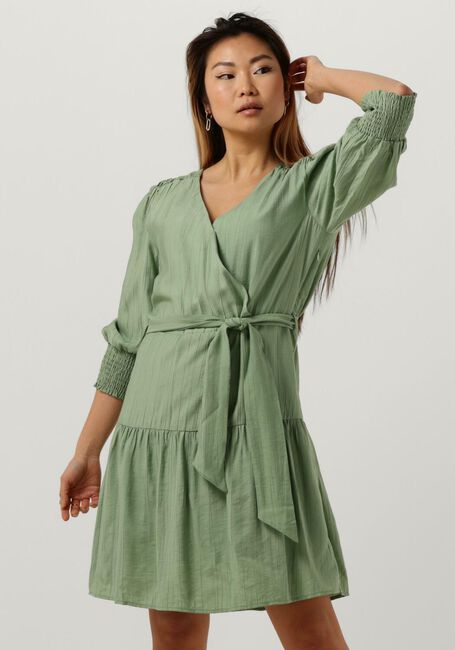Groene MINUS Mini jurk SALMIA SHORT DRESS 3/4 - large