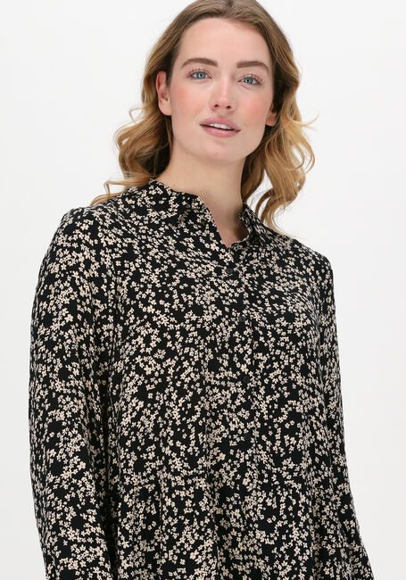 Zwarte MSCH COPENHAGEN Mini jurk LILLIS MOROCCO LS AOP - large