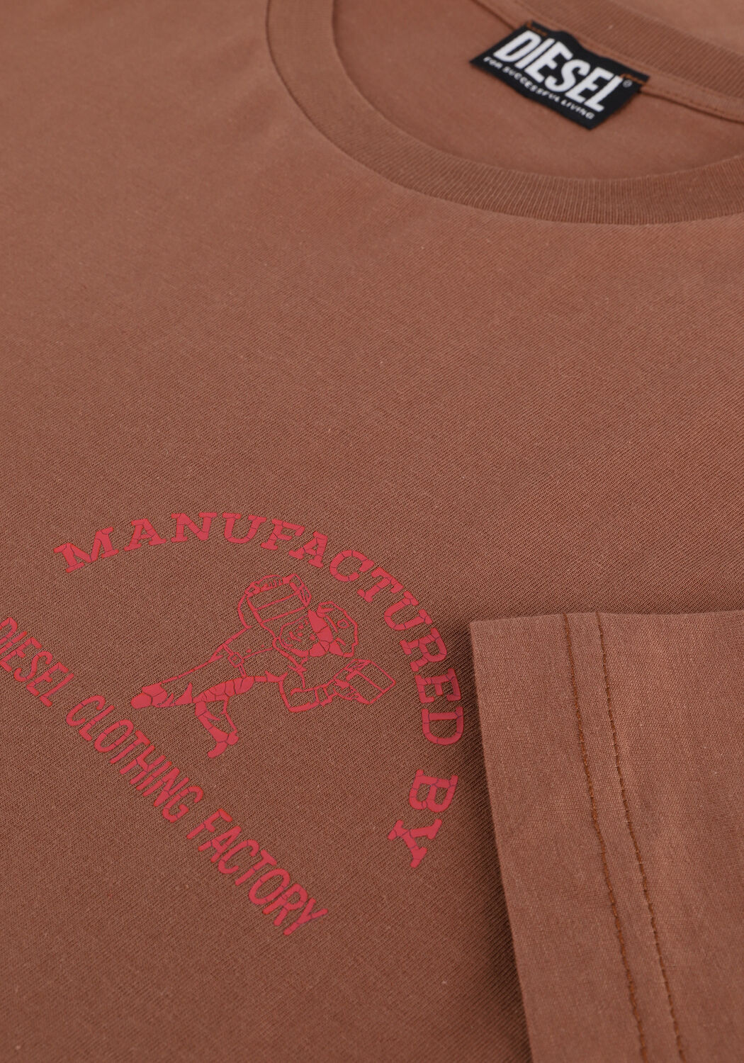 Bruine DIESEL T-shirt T-DIEGOR-C9 - large