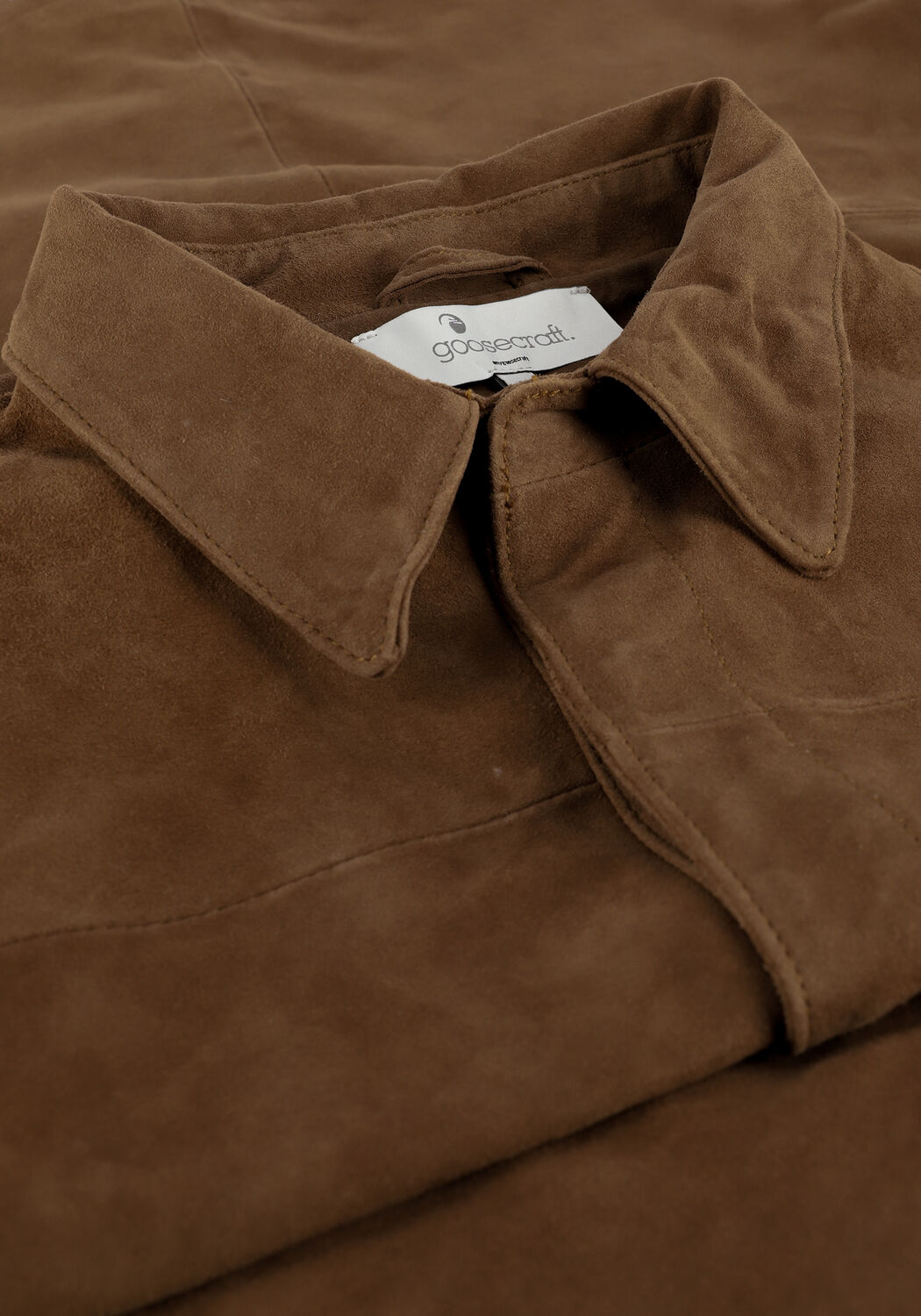 Olijf GOOSECRAFT Overshirt WAYNE SHIRT - large