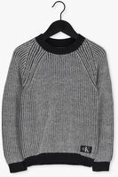 Grijze CALVIN KLEIN Sweater TWO TONE BADGE SWEATER