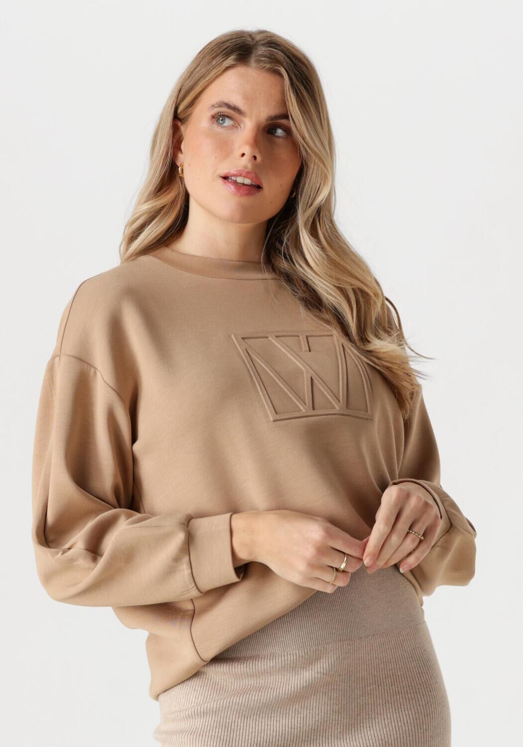 INWEAR Dames Truien & Vesten Laicentiw Vincent Mono Sweat Taupe