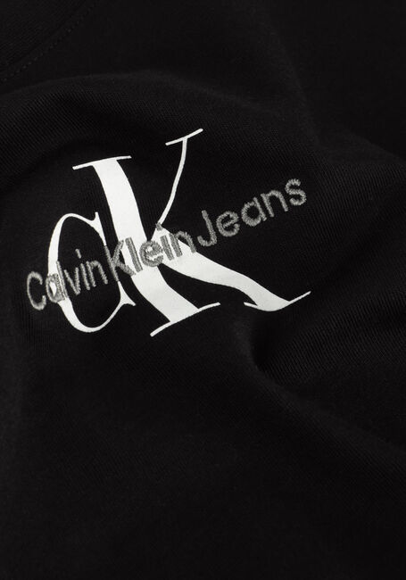 Zwarte CALVIN KLEIN T-shirt MONOLOGO REGULAR TEE - large