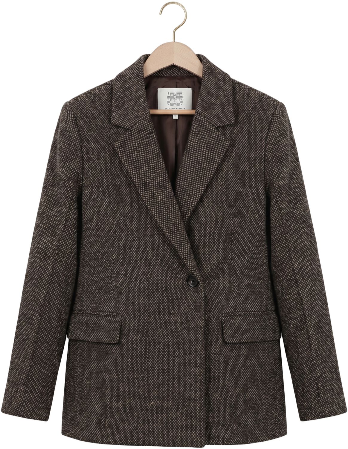 SECOND FEMALE Dames Blazers Emi New Fitted Blazer Bruin