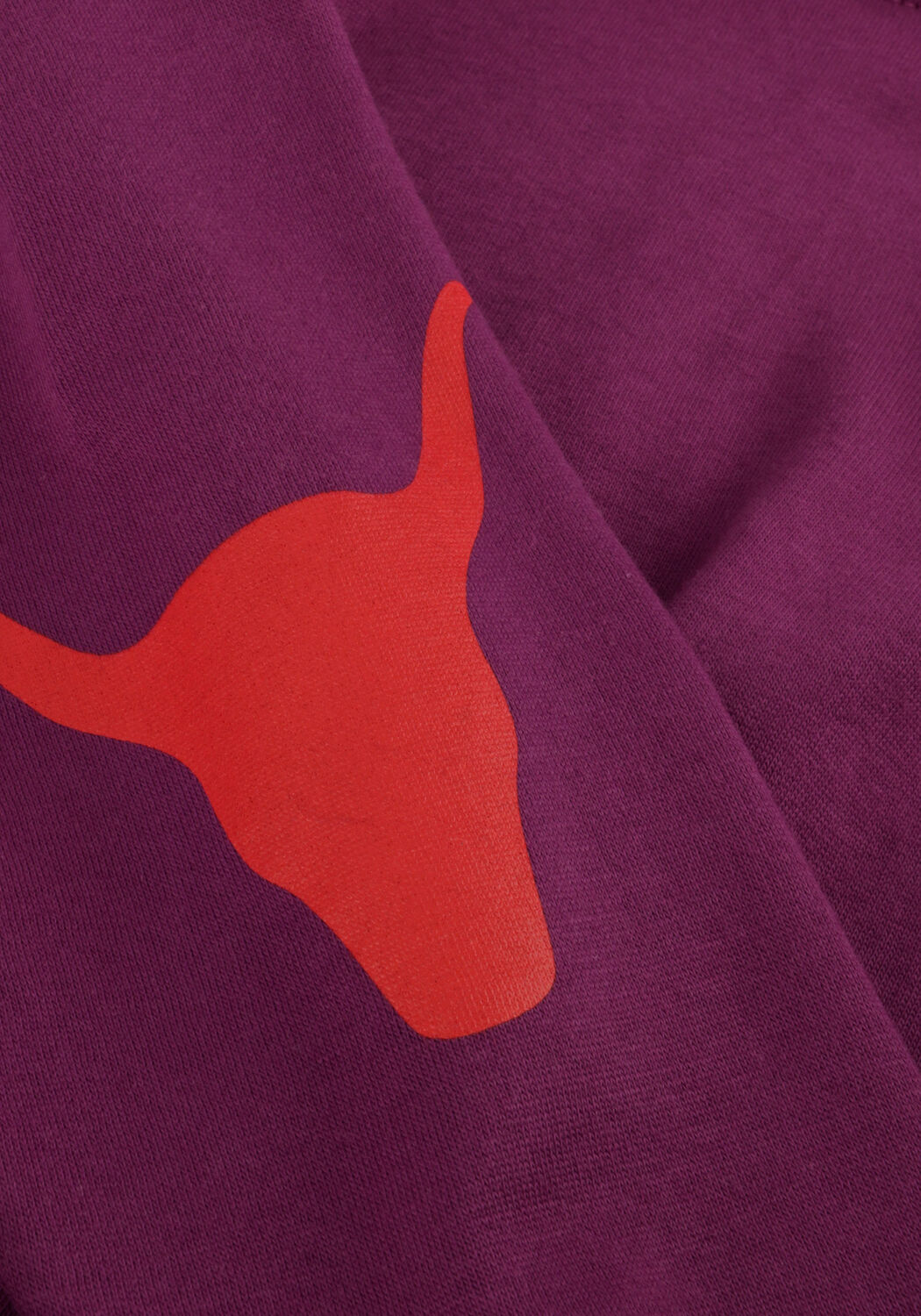 Paarse ALIX MINI Sweater KNITTED BULL SLEEVE SWEATER - large