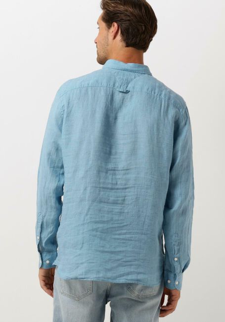 Blauwe TOMMY HILFIGER Casual overhemd PIGMENT DYED LI SOLID RF SHIRT - large