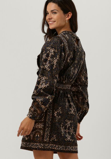 Bruine IDANO Mini jurk TABATHA - large