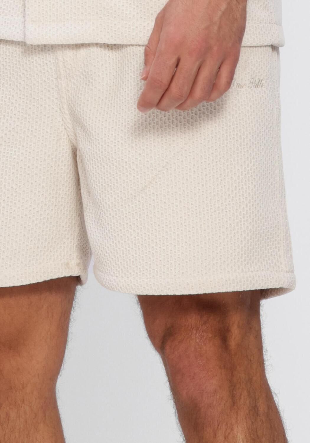 Beige PURE PATH Korte broek HONEYCOMB SHORTS - large
