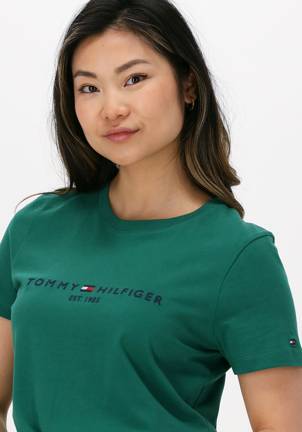 Groene TOMMY HILFIGER T-shirt REGULAR 