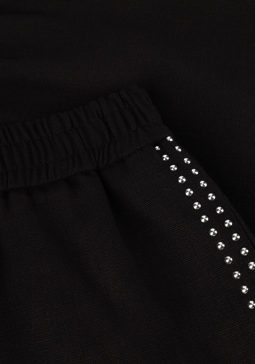 Zwarte ALIX THE LABEL Shorts LADIES WOVEN STUDS SHORT - large