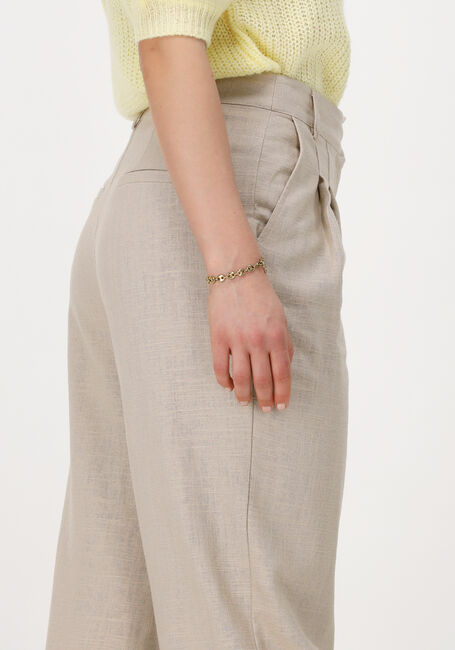 Beige Y.A.S. Pantalon YASREGA HW PANT - large
