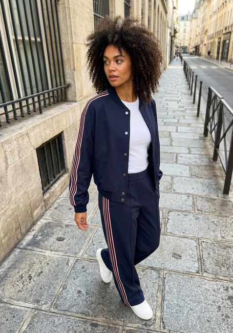 Donkerblauwe MINUS Jack MARABELLA BOMBER JACKET - large