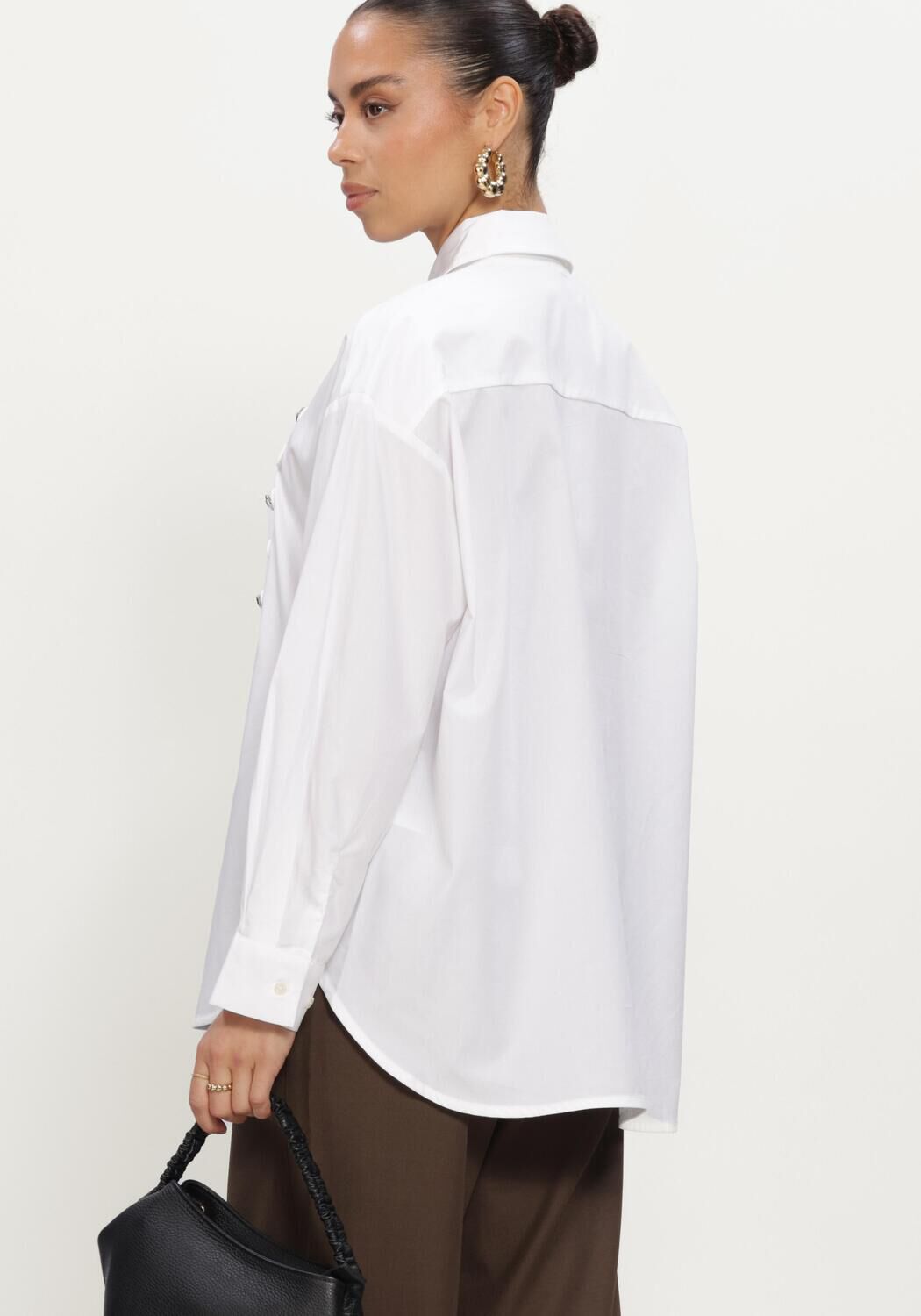 Witte CO'COUTURE Blouses VIANNECC OFFICER SHIRT - large