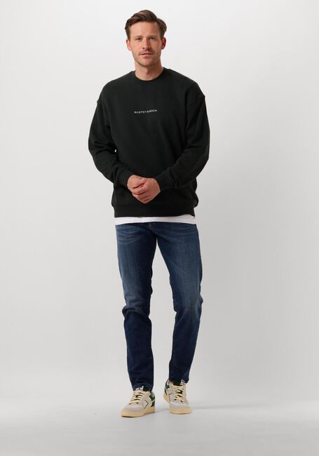 Donkergroene SCOTCH & SODA Sweater LOGO FRONT CHEST SWEATSHIRT - large