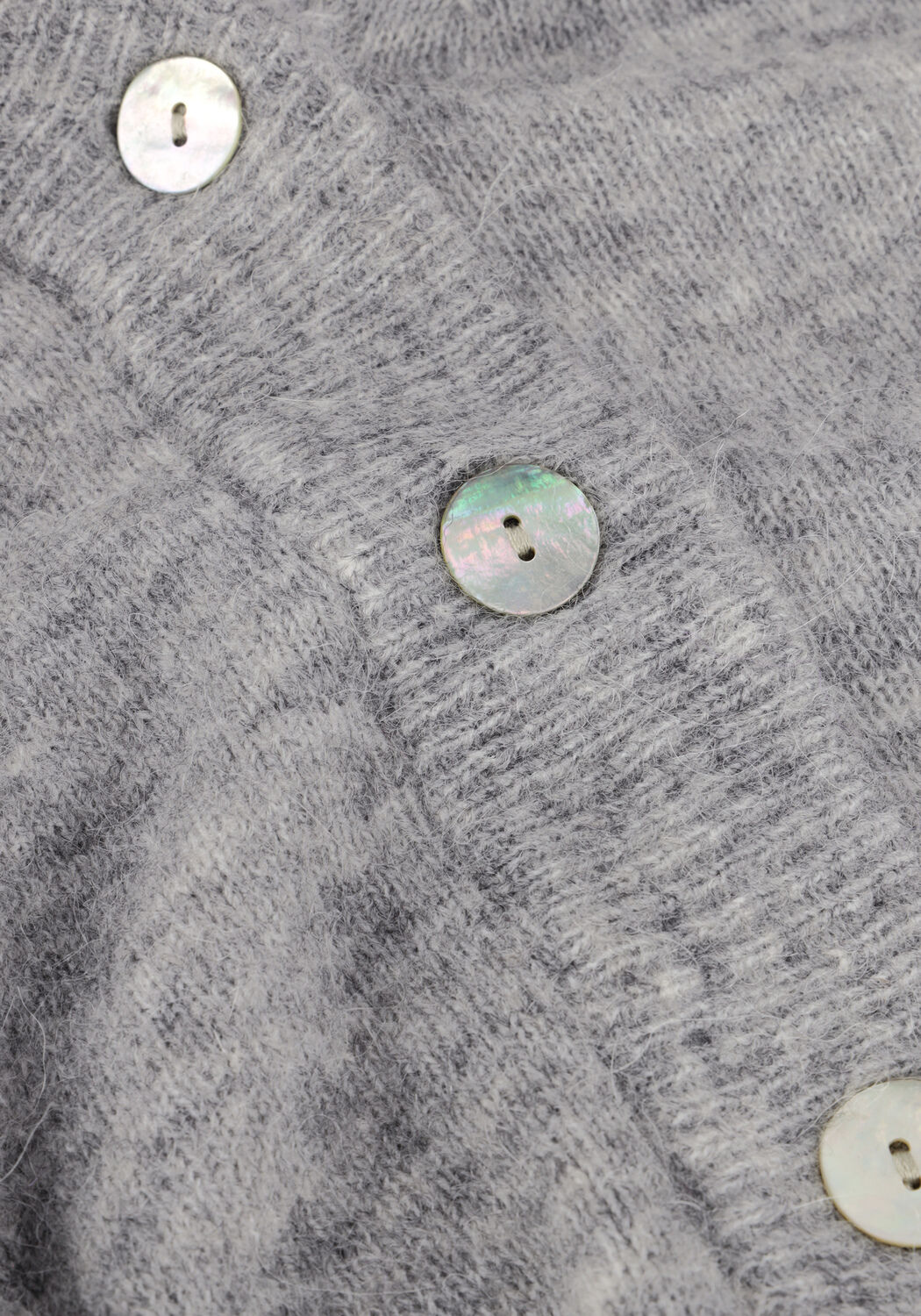 Grijze MSCH COPENHAGEN Vest MSCHPETRINELLE HOPE CARDIGAN - large