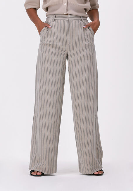 Beige GESTUZ Wijde broek BLAIRGZ HW WIDE PANTS - large