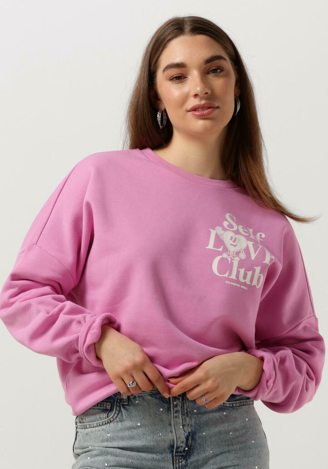 Colourful rebel roze trui online