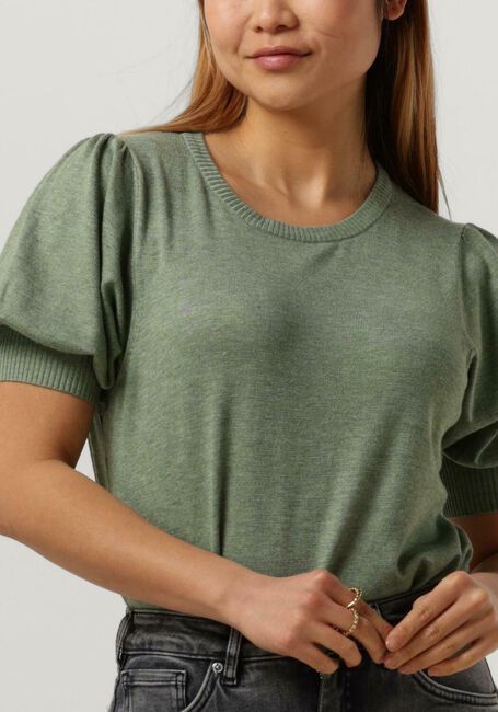 Groene MINUS Top LIVA KNIT TEE - large