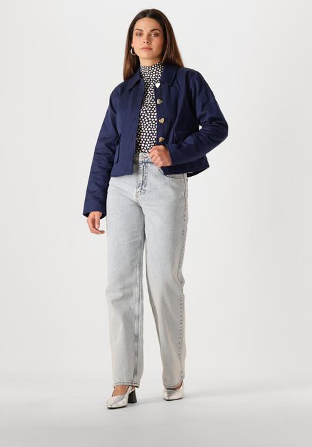 Donkerblauwe FABIENNE CHAPOT Spijkerjas JACKIE PADDED JACKET - large
