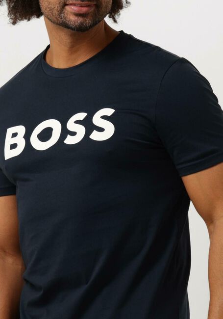 Donkerblauwe BOSS ORANGE T-shirt THINKING 1 - large