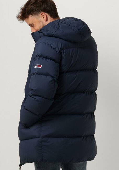 Donkerblauwe TOMMY JEANS Parka's TJM ESSENTIAL DOWN PARKA - large