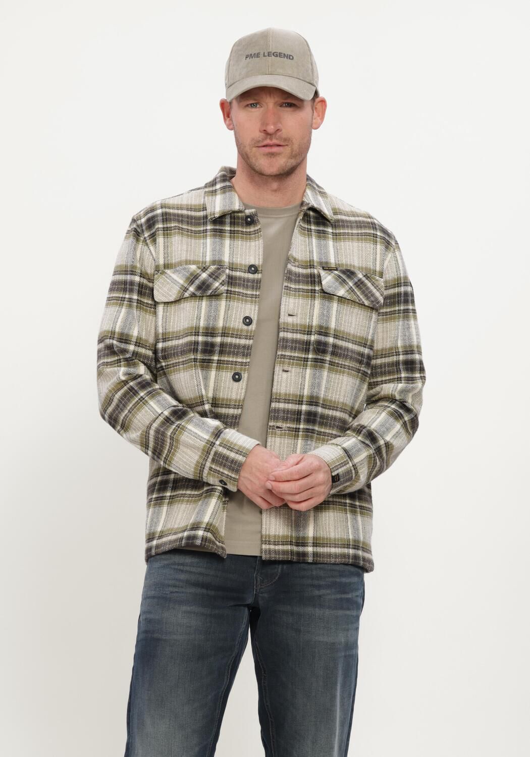 Multi PME LEGEND Casual overhemd LONG SLEEVE SHIRT BRUSHED YD SOFT CHECK - large