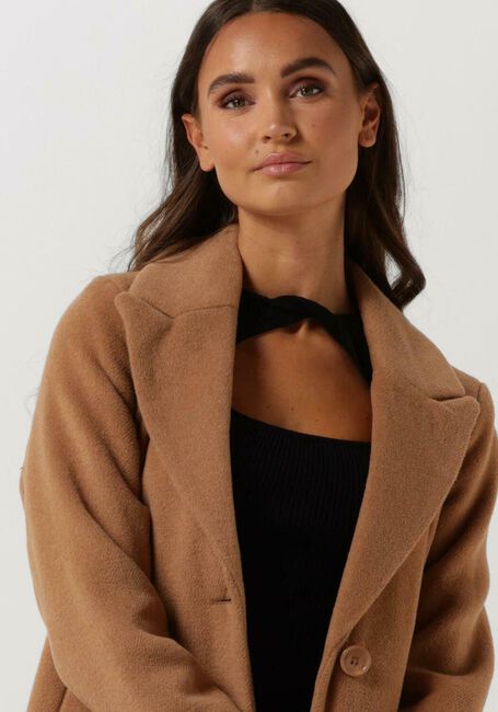 Camel NOTRE-V Mantel WOL COAT LONG - large