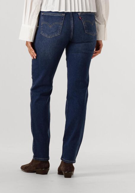 Donkerblauwe LEVI'S Straight leg jeans 724 HIGH RISE STRAIGHT CHELSEA CARBON GLOW - large
