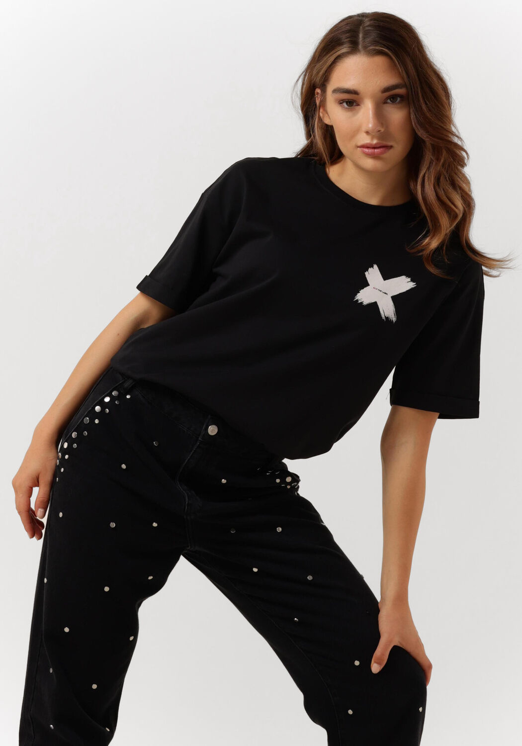 Zwart shop shirt dames