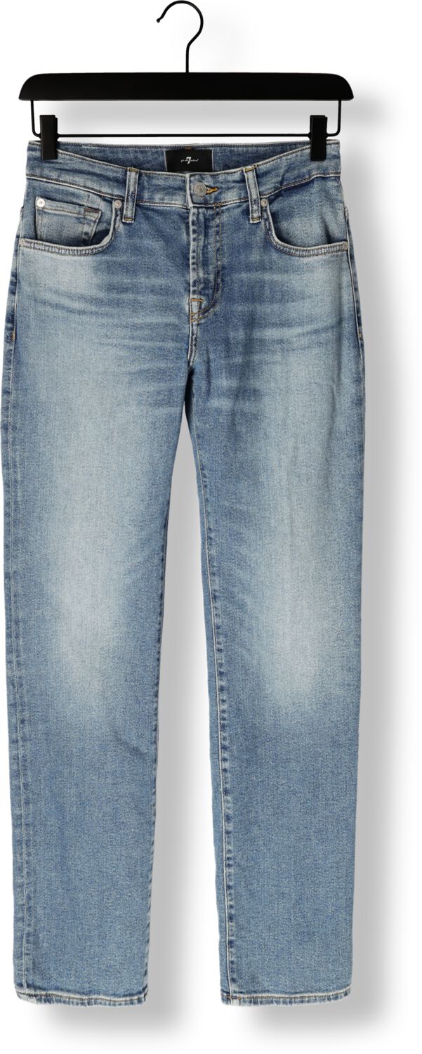 7 FOR ALL MANKIND Dames Jeans Calie Straight Fancy Blauw
