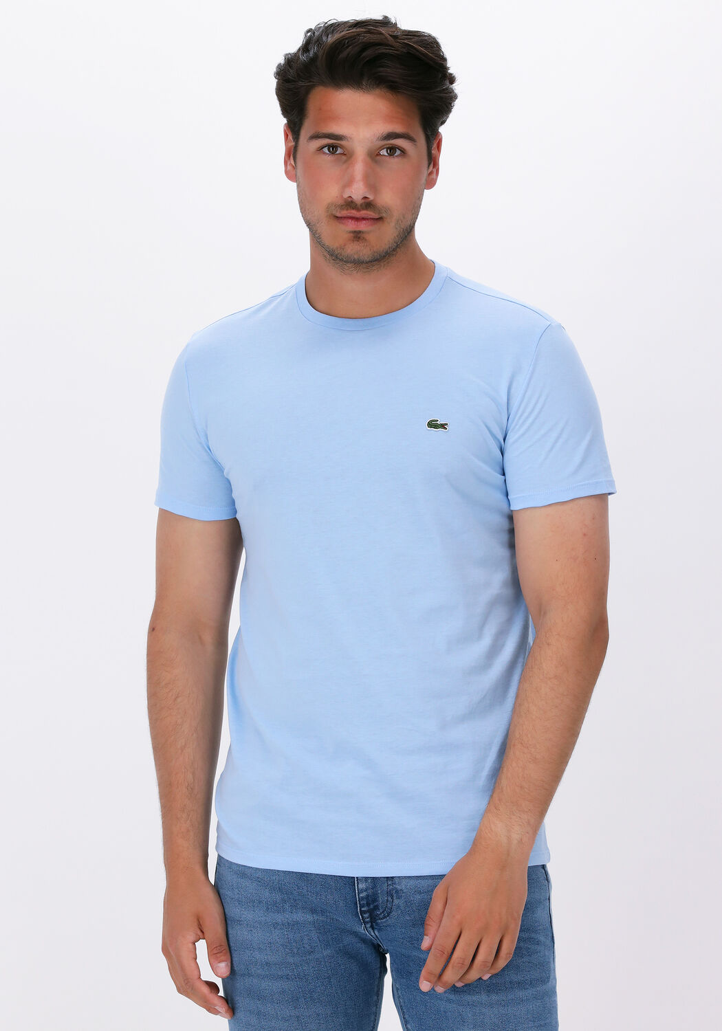 lichtblauwe lacoste t shirt 1ht1 men s tee shirt 1121