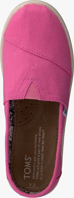 Roze TOMS Slip-on sneakers CANVAS KIDS - large
