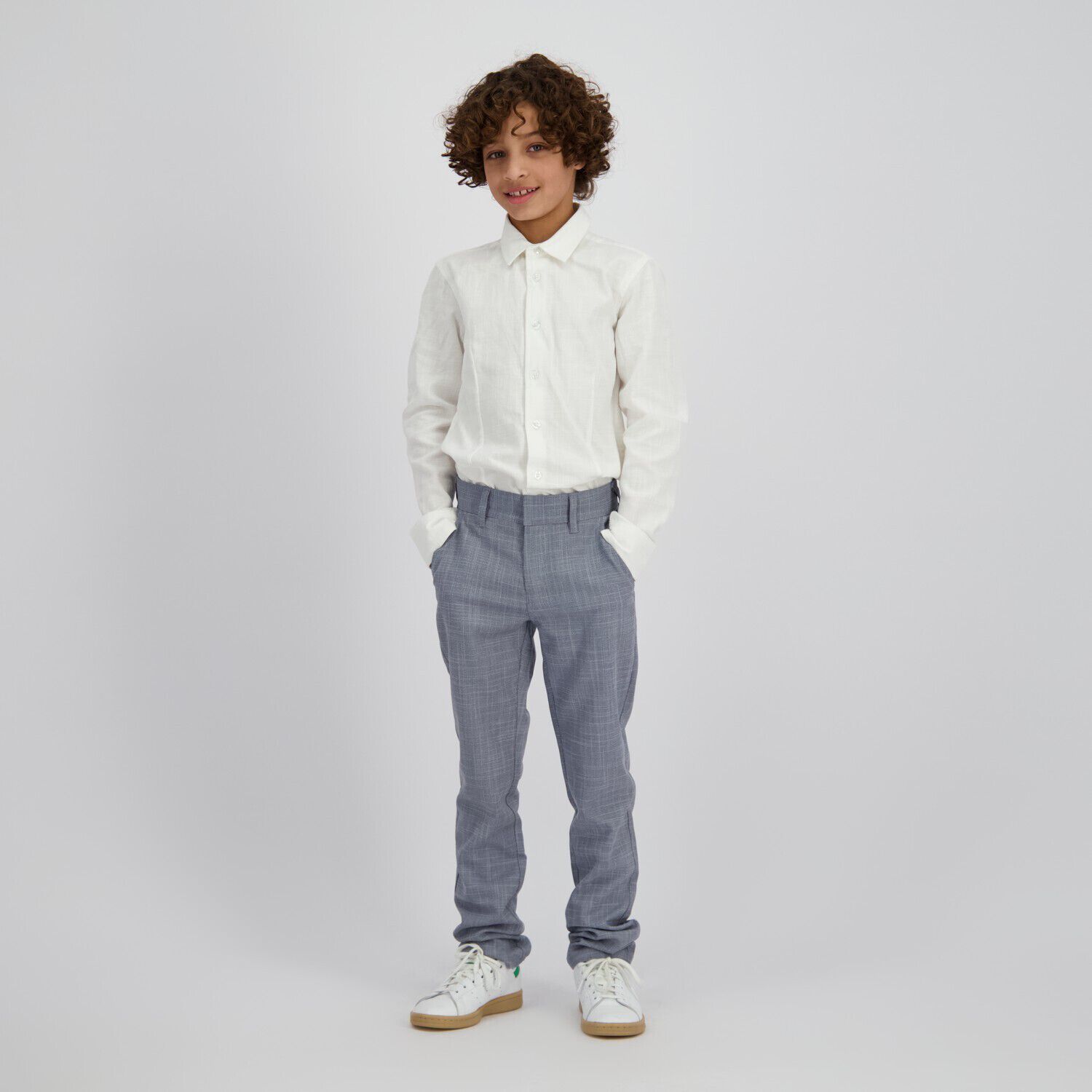 Witte VINGINO Klassieke overhemden LUCIO - large