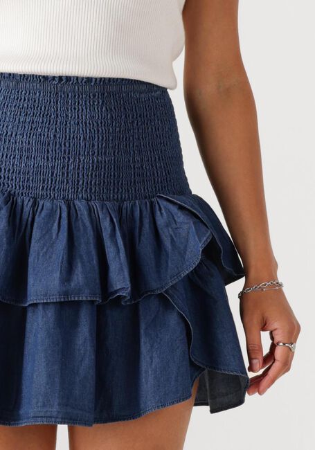 Blauwe NEO NOIR Minirok CARIN DENIM SKIRT - large
