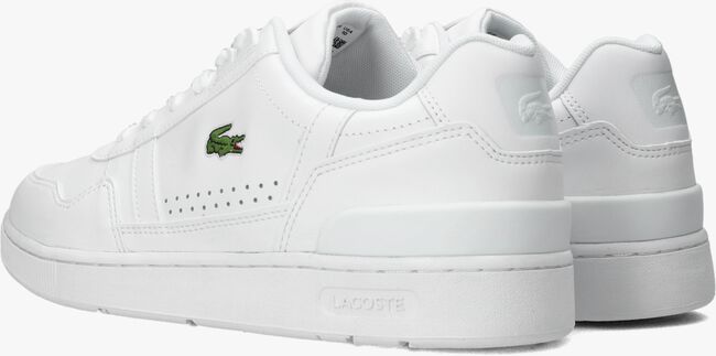 Witte LACOSTE Lage sneakers T-CLIP - large