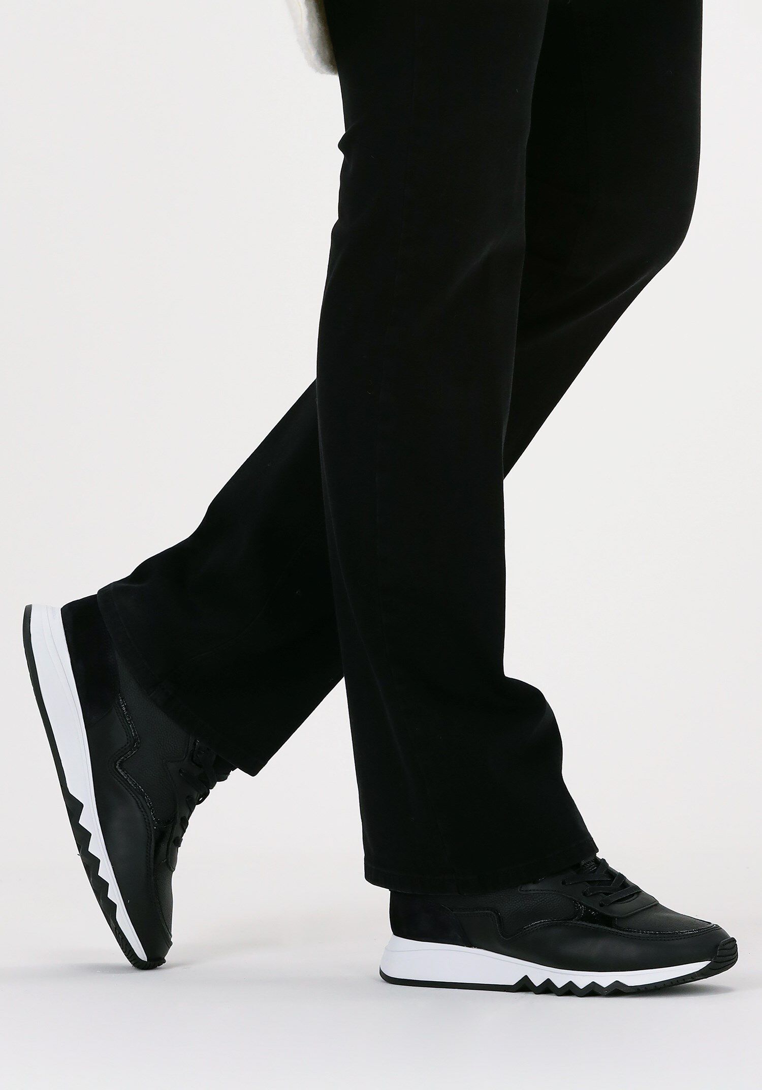 Van Bommel Floris van Bommel sneaker in wit met beige online kopen.