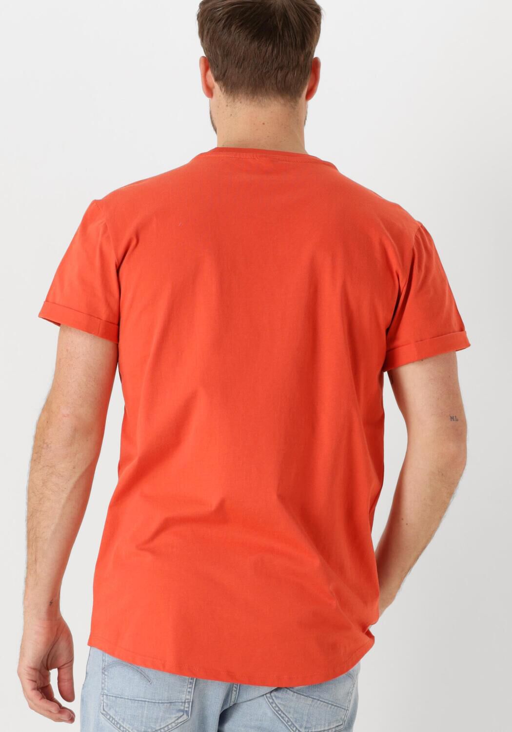G-STAR RAW Heren Polo's & T-shirts Lash R T S\s Oranje