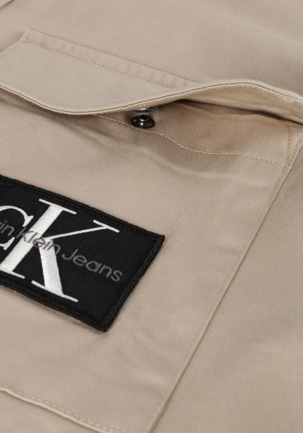 Taupe CALVIN KLEIN Overshirt UTILITY SHIRT - large