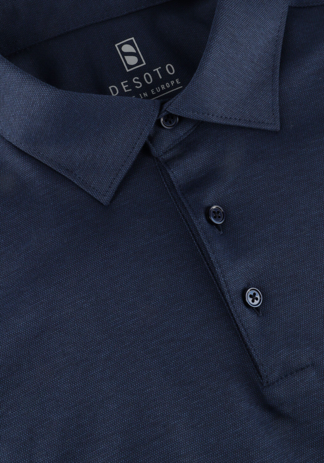 Donkerblauwe DESOTO Polo DESOTO POLO KENT 1/2 - large