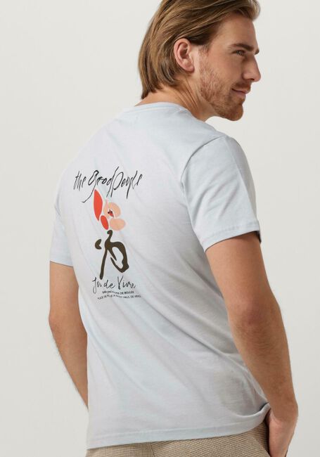 Lichtgrijze THE GOODPEOPLE T-shirt TEX - large